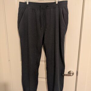 Lululemon Intent Jogger Luon Fabric Size 3XLTall Heathered Black 06530